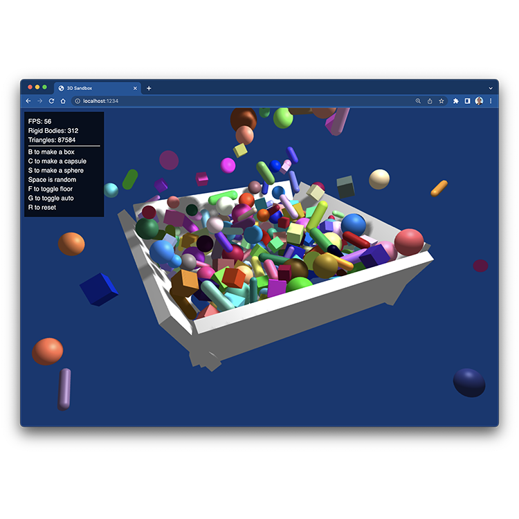 3D Physics Demo 3D Physics Demo